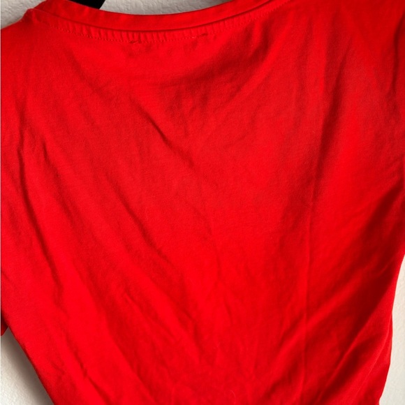 Bright Red Fitted Cropped T-Shirt in size Small! - Picture 5 of 6